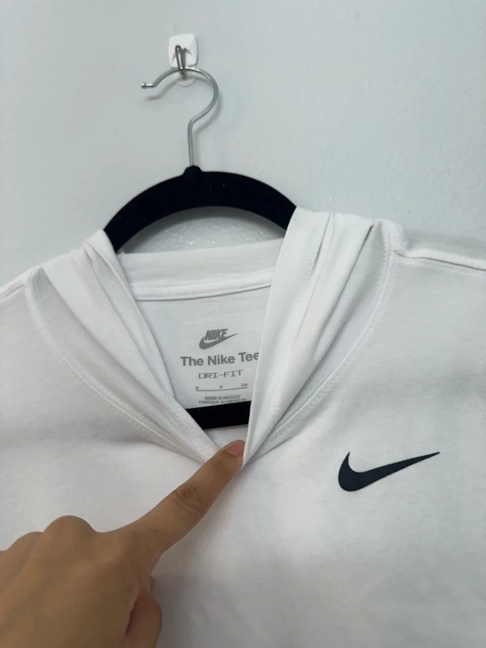 Nike Cotton Dri Fit Long Sleeve Hoodie White Men’s‎ Size S